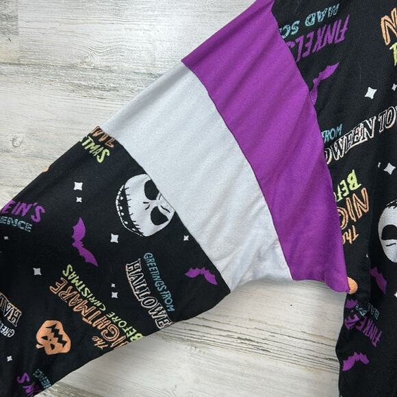 Disney The Nightmare Before Christmas Halloween Nightgown Long Sleeve Size 2X - Picture 4 of 6